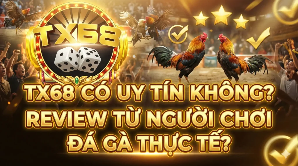 TX68 có uy tín không? Review từ người chơi đá gà thực tế