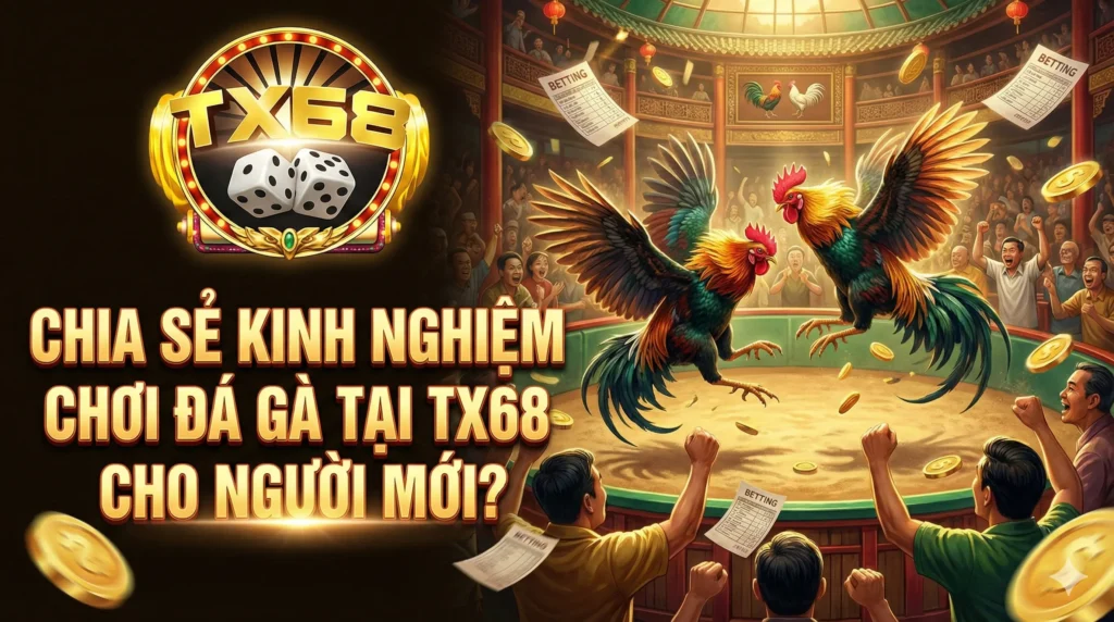 Chia sẻ kinh nghiệm chơi đá gà tại TX68 cho người mới