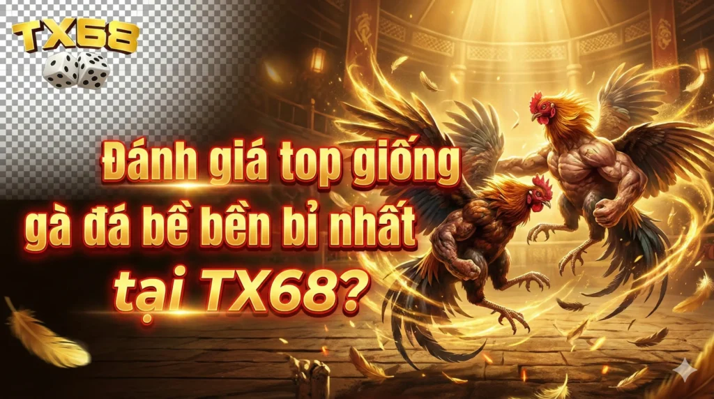 Đánh giá top giống gà đá bền bỉ nhất tại TX68