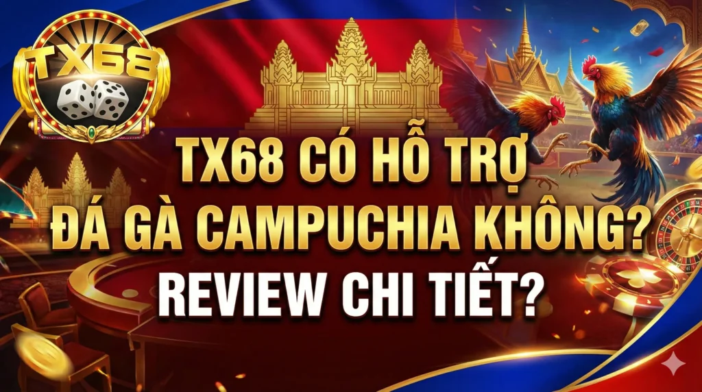 TX68 có hỗ trợ đá gà Campuchia không? Review chi tiết