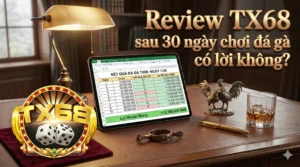 Review TX68 sau 30 ngày chơi đá gà có lời không?